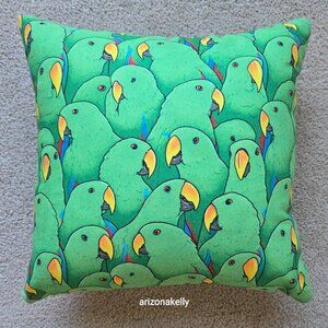 Eclectus Parrot Pillow Bird